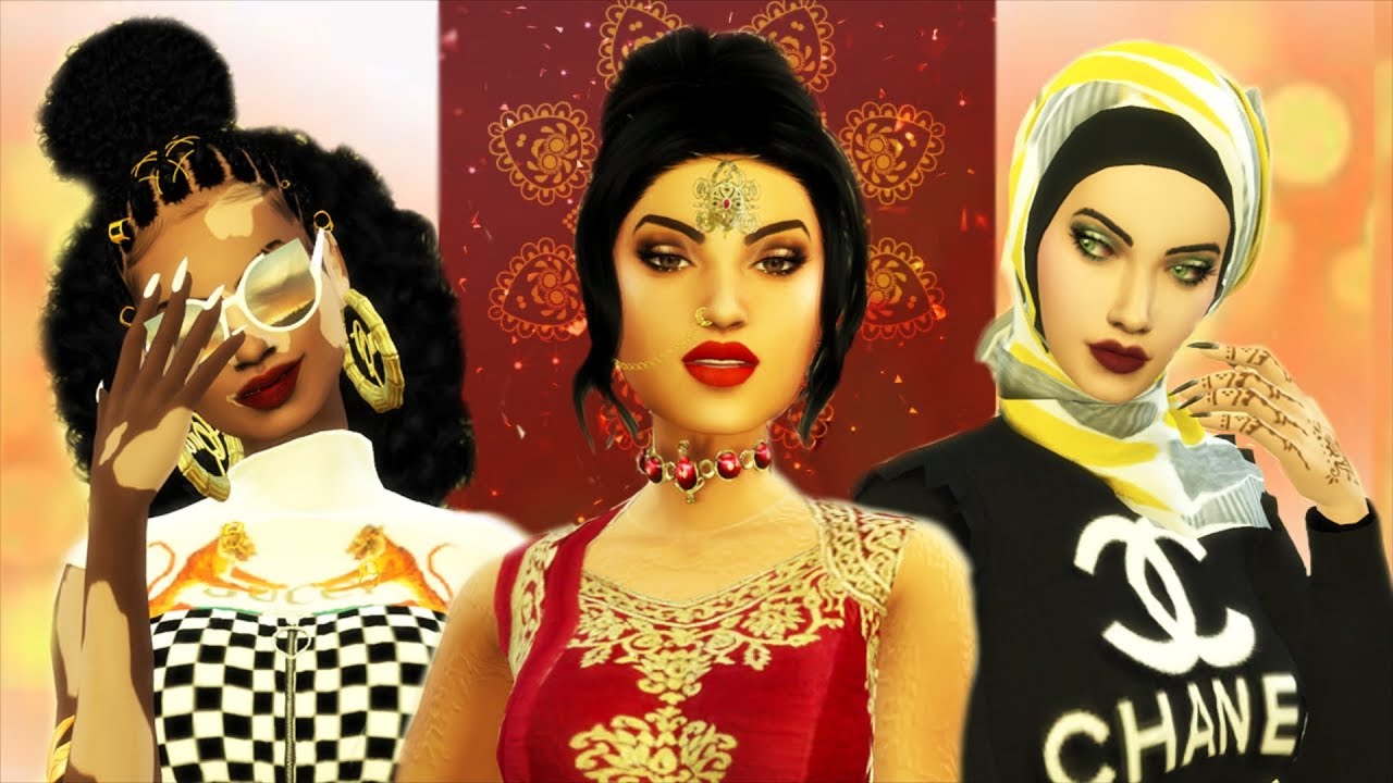 CELEBRATE DIVERSITY💎Best CC for Indian/Muslim/ Black Sims (SIMS 4 ...