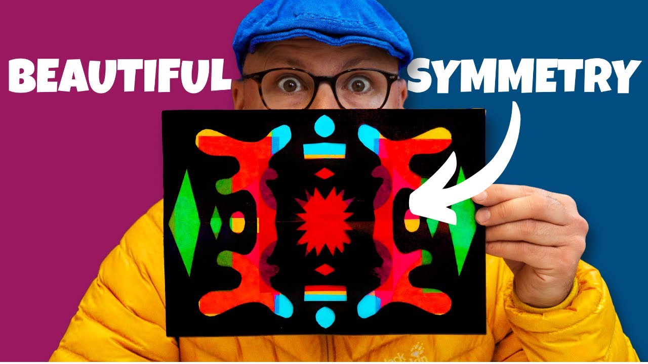This art lesson makes stunning art using symmetry. YouTube
