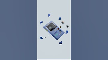 3D Gameboy - Blender