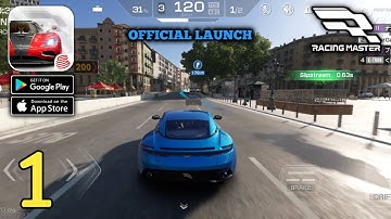 Racing Master - OFFICIAL LAUNCH - English Version - Gameplay (Android,IOS) Part 1