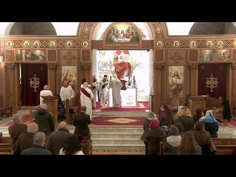 بث مباشر صلاة القداس الالهي الخميس 18 ديسمبر 2025 كنيسة يوسف النجار