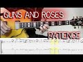 Guns and Roses - Patience (Guitar Lesson With TAB & Score)
