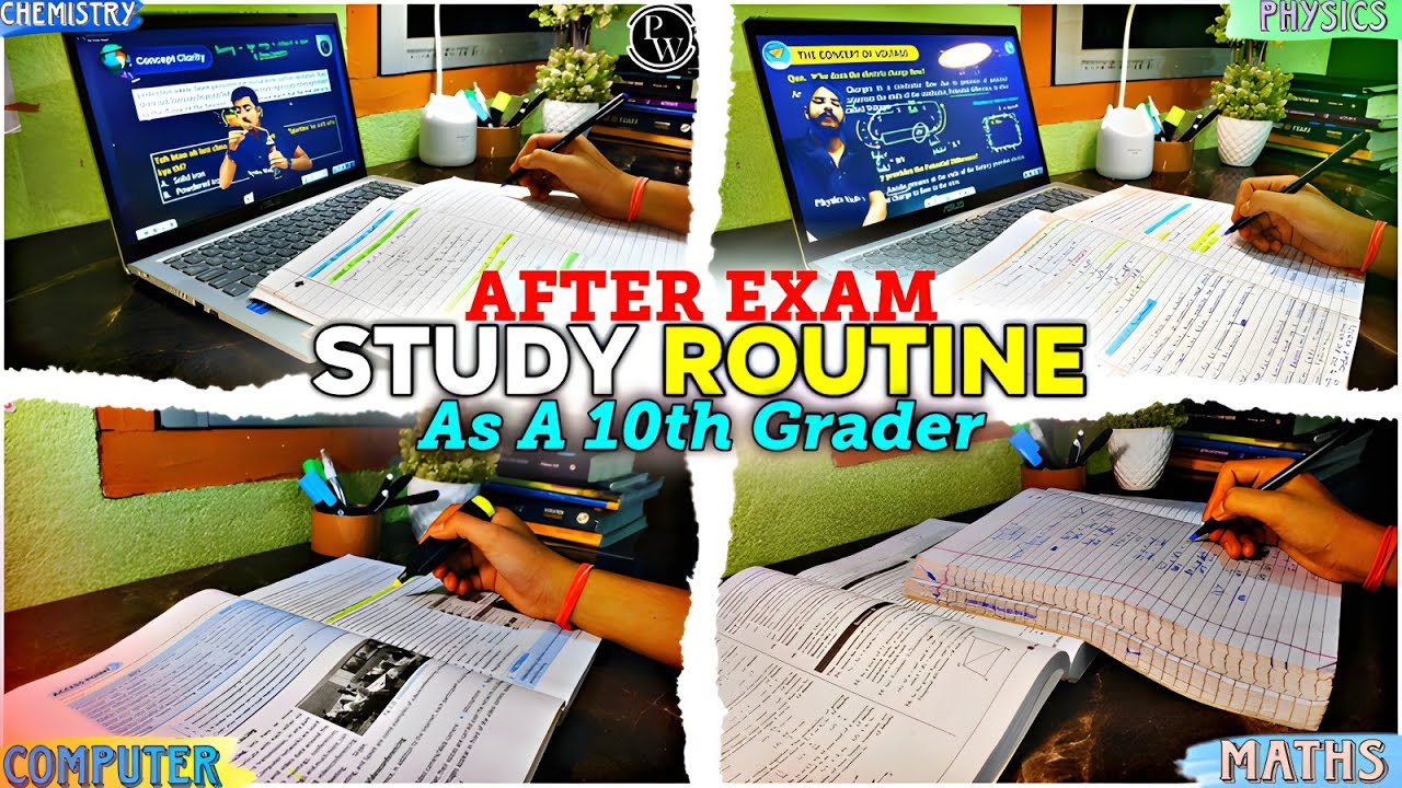 Half Yearly Exam Over *I left IT Exam* | Class 10th Study Vlog | Anurag ...