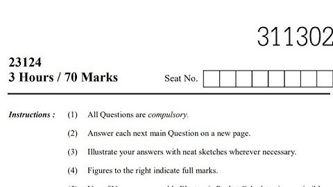 Diploma #maths (M1)(311302 )question paper 2023 2024 with Answer Poly M1 backlog Sem1 #msbte #exam