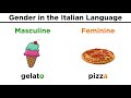 Gender in the Italian Language