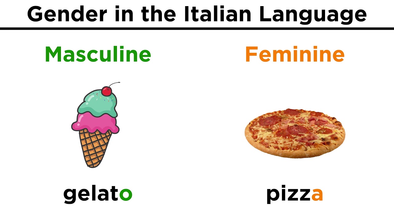 Gender in the Italian Language