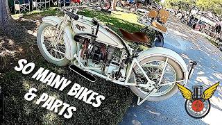West Coast's Biggest Vintage Bike Event | AMCA 🇺🇸 Fort Sutter Swap Meet Walk-Through 🏍️💵🛠️