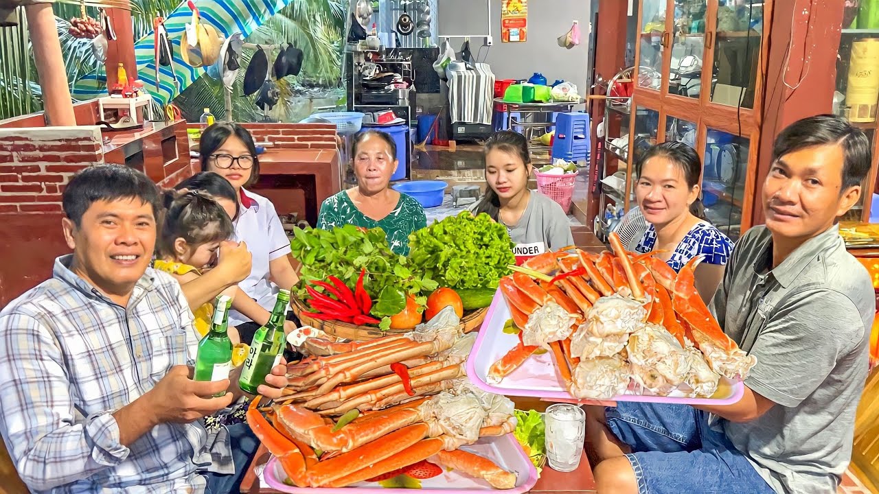 Được Em Gái Tặng Càng Cua Đem Hấp Nước Dừa Tươi Ai Củng Thích | Tập 603