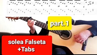 Solea falseta+tabs/فلامنكو جيتار 