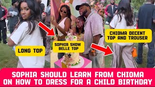 Sophia momodu should learn how to dress for a child birthday from chioma , Nigerians advice Sophia 