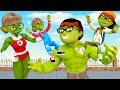 Good Couple Hulk Hero vs Return of Long Legs Monster | Scary Teacher 3D Brotherly Love Nick & Tani