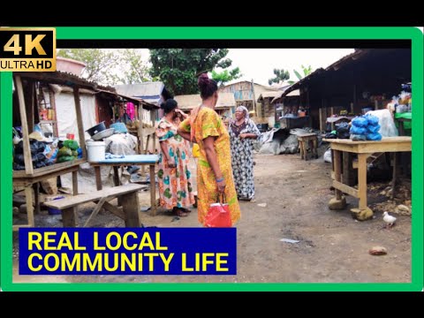 Exploring Local Community Life in Ghana 🇬🇭 | African continent - YouTube