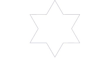 Koch snowflake fractal