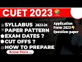 CUET form 2023! CUET UG Application form 2023! CUET entrance date 2023! CUET admission form 2023