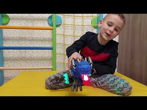 Интерактивная игрушка Rong Xian Yi Динозавр со световыми и звуковыми эффектами (ZR135-2) (6910010713521)