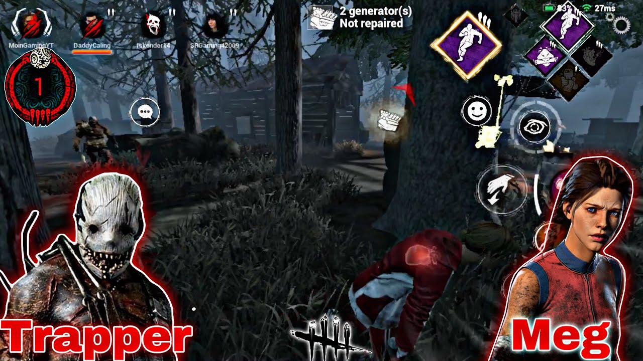 Trapper Trying To Kill Rank 1 Meg Thomas | Dead By Daylight Mobile ...