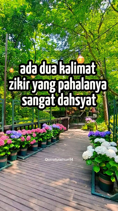 ada dua kalimat zikir yang pahalanya sangat dahsyat. #motivasi