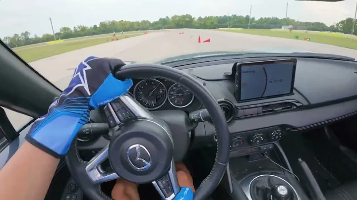 2025 HouSCCA Autocross Practice #2 | Ken's AST Miata | 43.703+1