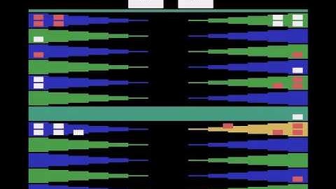 Backgammon Gameplay on the Atari 2600