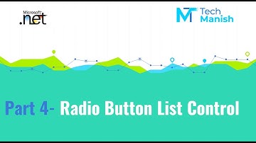 Radio Button List Control in asp.net in Hindi By Tech Manish |Asp.net course in Hindi |  Part 4