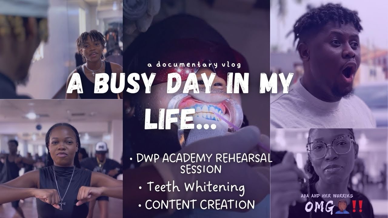 День из жизни с участием (Первое отбеливание зубов /Репетиция Академии Dwp)