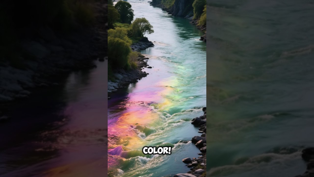 Did you know there's a river…that changes into five different colors each year?