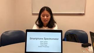 EEE489 Senior Design Project - Smartphone  Spectrometer