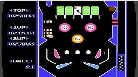 NO CHEAT! PINBALL MULTI | MY GF(P1) AND ME(P2) NOSTALGIA NES ATARI RETRO GAME CLASSIC WALKTHROUGH #1