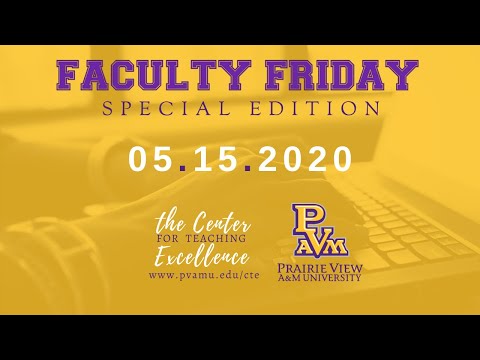 05.15.20 Faculty Friday  - Developing Connectivity in Summer Bridge Programs