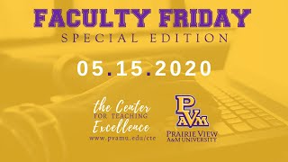 05.15.20 Faculty Friday  - Developing Connectivity in Summer Bridge Programs