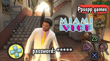 Miami Vice - The Game PSP game on android mobile @cutegaming-po1qp #pspgames