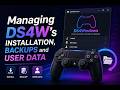Managing DS4W’s Installation, Backups and User Data