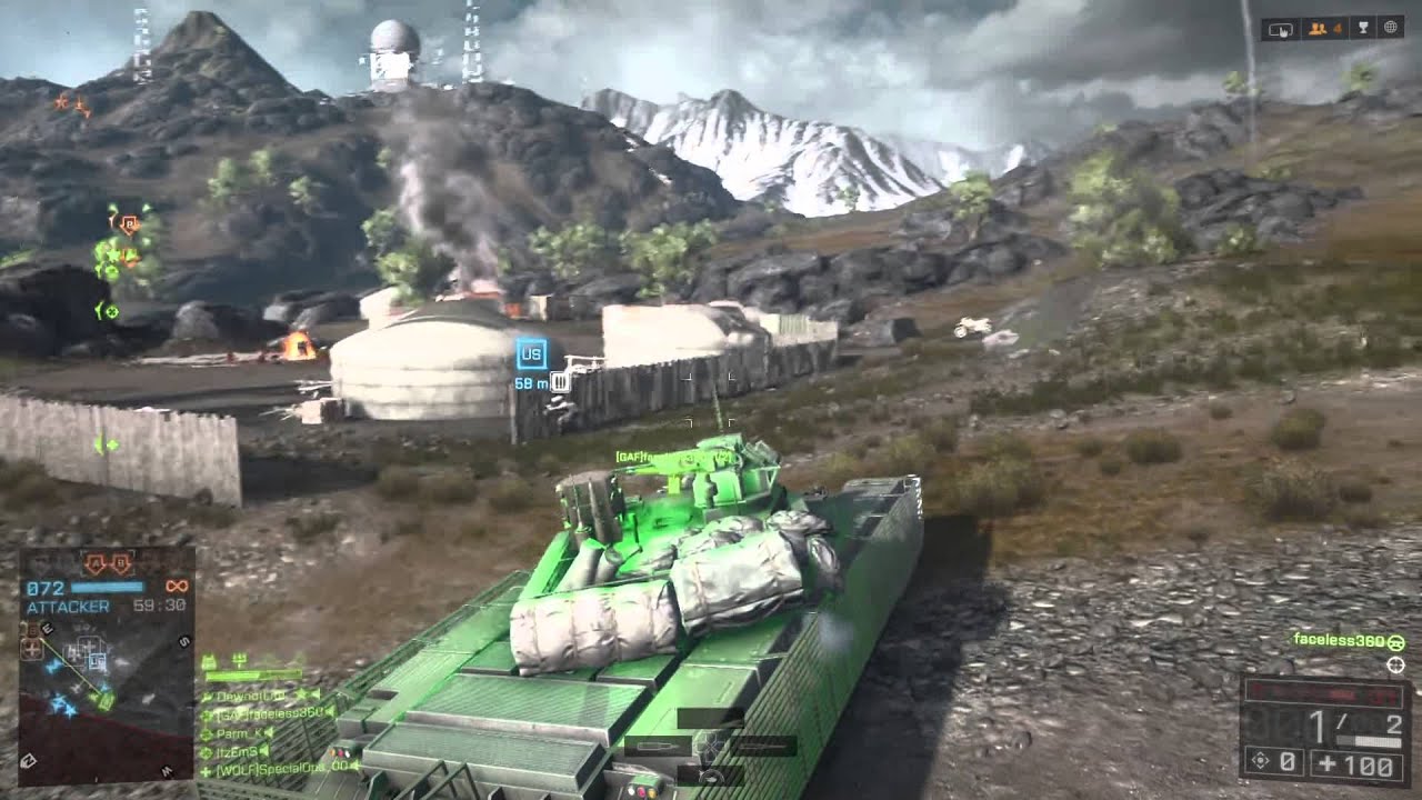 Battlefield 4 : Altai Range : Rush (Attacker) : PlayStation 4