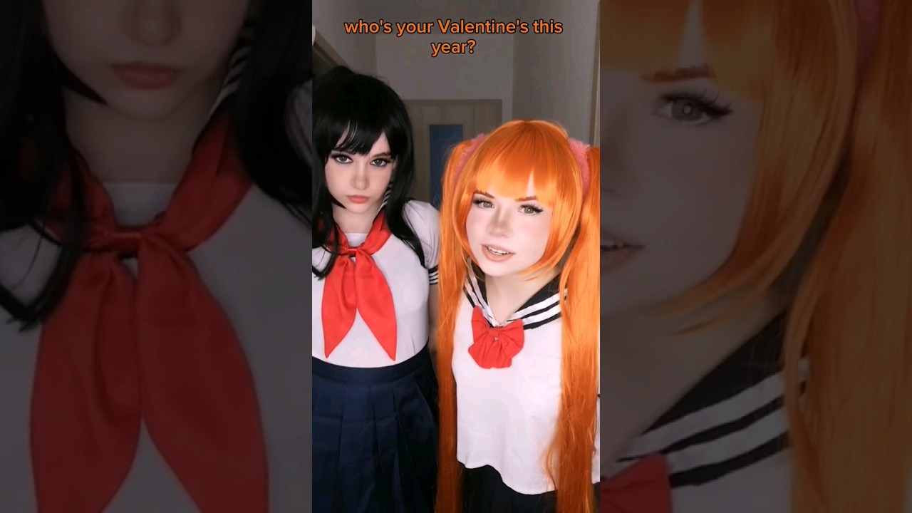 Who's your Valentine's this year?| Ayano Aishi & Osana Najimi @nikkihatsunecosplay|Yandere Simulator