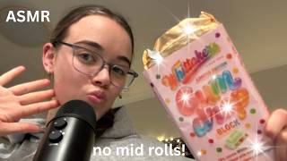 ASMR Trying the VIRAL Whittakers GOODY GUMDROPS 🍬🍋‍🟩 + chatting about LIFE UPDATES 🩷