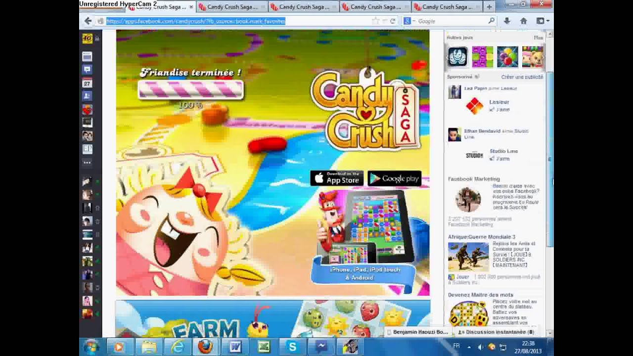 Comment avoir des vies illimitées dans Candy Crush Saga sur Facebook