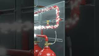 How FM-200 Fire Suppression Works in Data Centers (3D Animation)