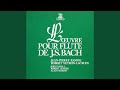 Flute sonata in e minor bwv 1034 ii allegro