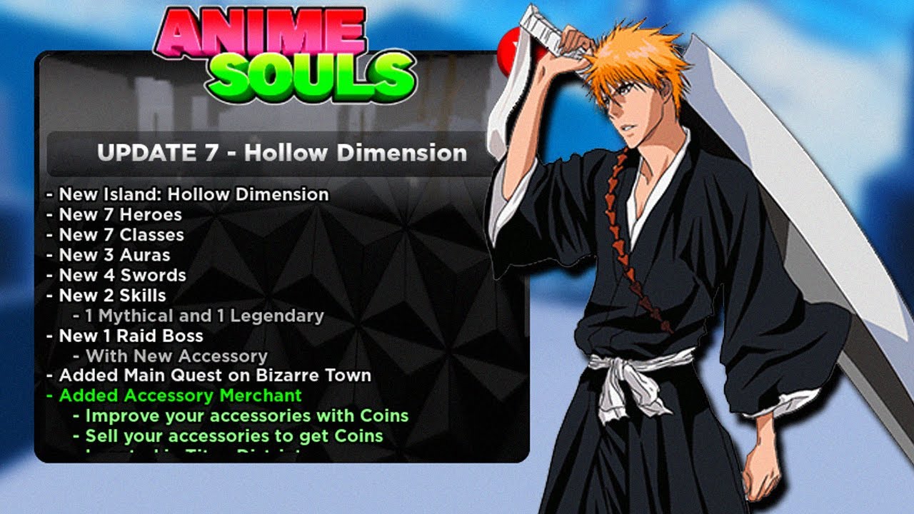 NOVO UPDATE DO ANIME SOULS! PEGUEI A NOVA SKILL MYTHICAL - YouTube