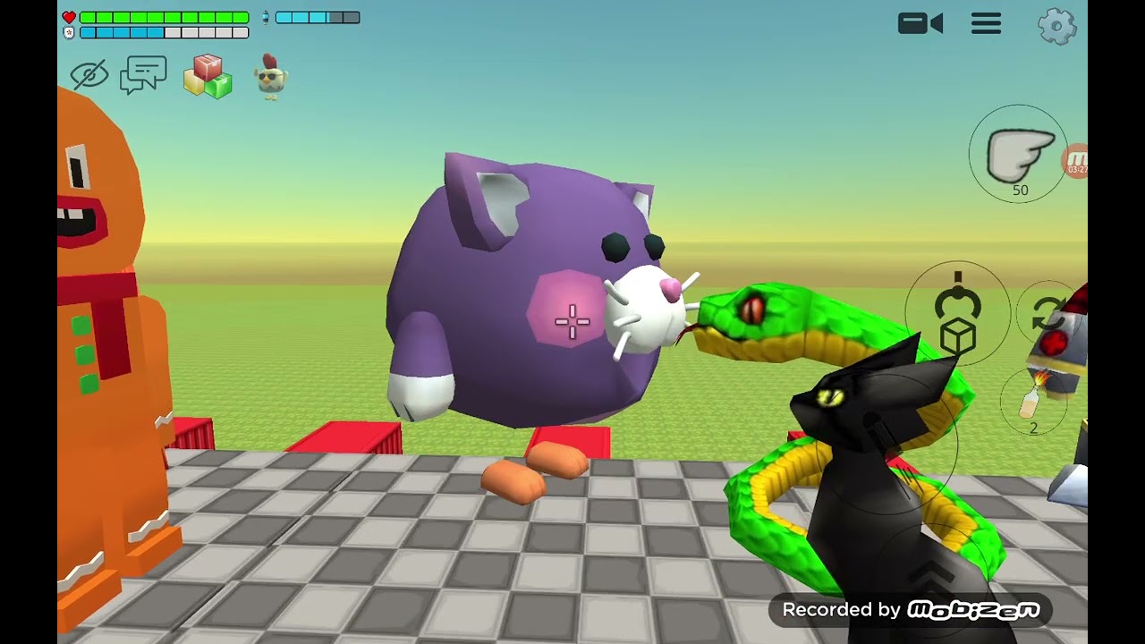 As galinhas e pessoas 