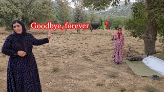 Homeless mother's tearful farewell to her children
