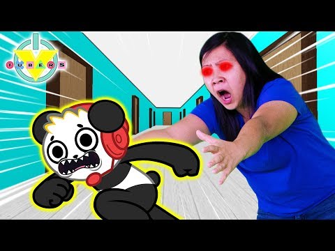 ESCAPE RYAN'S MOM ! Let's Play Roblox Escape Mom Obby with Combo Panda