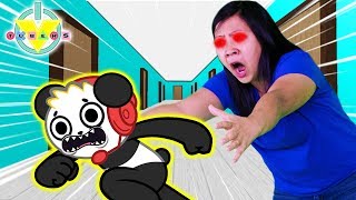 ESCAPE RYAN'S MOM ! Let's Play Roblox Escape Mom Obby with Combo Panda