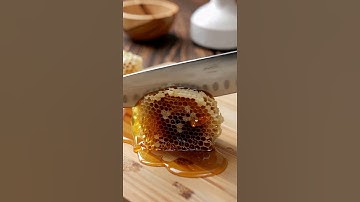 Satisfying Honeycomb Slice in Slow Motion