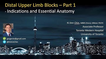 Peripheral Nerves of Upper Limb - Anatomy  (Distal Upper Limb Blocks - Part 1 of 3)