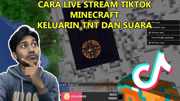 Como jogar minecraft no tik tok Jogo do minecraft Efeitos do jogo do