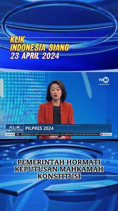 Pemerintah Hormati Keputusan Mahkamah Konstitusi #klikindonesiasiang #tvri