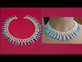 Learn how to make beaded elegant necklace simple and easy tutorial for beginners step by step