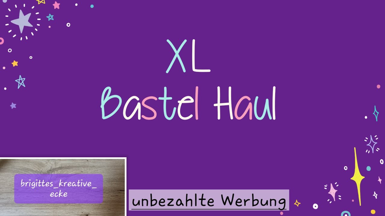 XL Bastel Haul - Creative Depot, danipeuss, Villa Taschenwerk u.a.