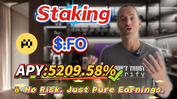 📈 Solana mining is solid! FO staking tested with real 5209.58% APY returns!